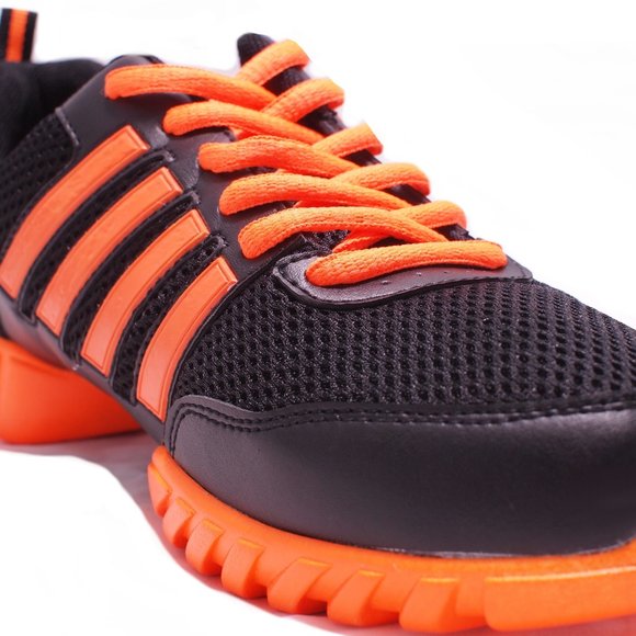 Lightweight Dance Sneakers Split Sole Orange Neon - Picture 4 of 4